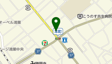 オカダヤ寝具店の地図画像