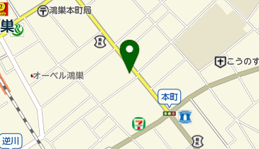 いづや化粧品店の地図画像