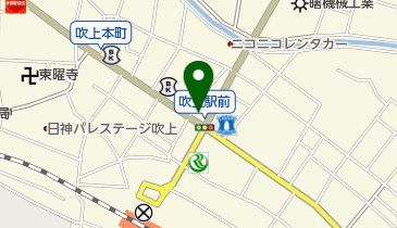 おしゃれの美翔の地図画像