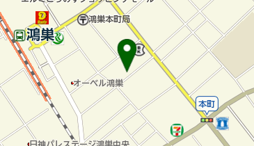 玉屋化粧品店の地図画像