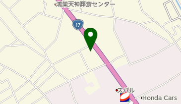 利根書店鴻巣店の地図画像