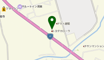 トヨタカローラ新埼玉株式会社北鴻巣店の地図画像