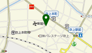 きものうちだの地図画像