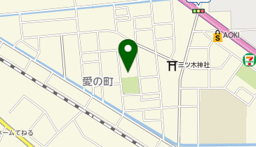 美容室コアジュネスの地図画像