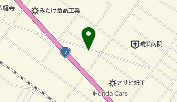 コバヤシ理容店の地図画像