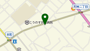 中越理容室の地図画像