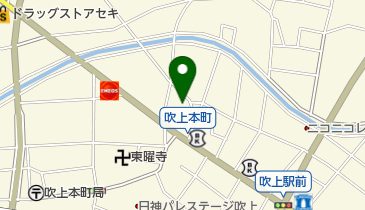 森田理容室の地図画像