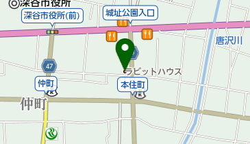 ラビットハウスの地図画像