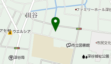 深谷市 深谷生涯学習センター・深谷公民館の地図画像