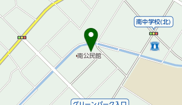 深谷市 南公民館の地図画像