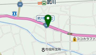 佐々木金物店の地図画像