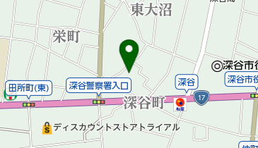 カトリック深谷教会の地図画像