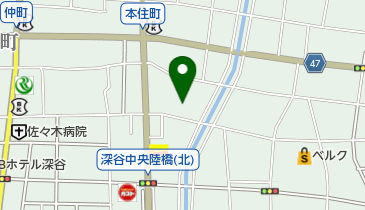 日本キリスト教団深谷西島教会の地図画像