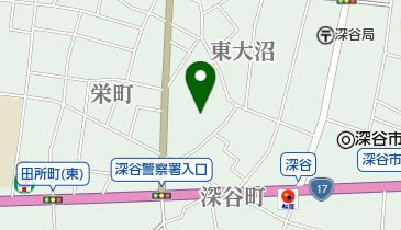 サンキクリーニング コープ深谷店の地図画像