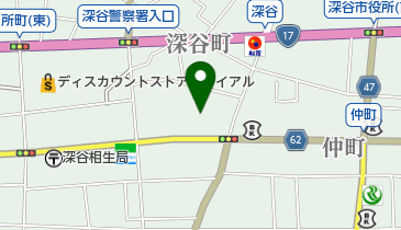 有限会社深谷自工の地図画像