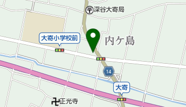 西間堂本舗内ケ島店の地図画像