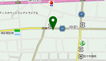 高木かばん店の地図画像