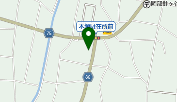 かじの理容店の地図画像