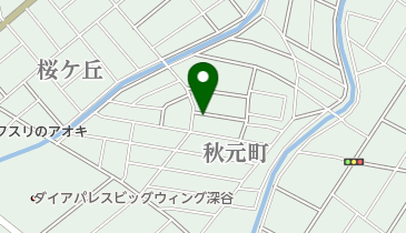 ヘアサロンオカノの地図画像