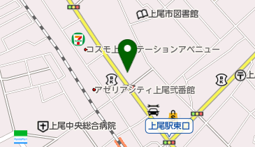 岡田絵具店の地図画像