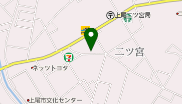 二ツ宮公民館の地図画像