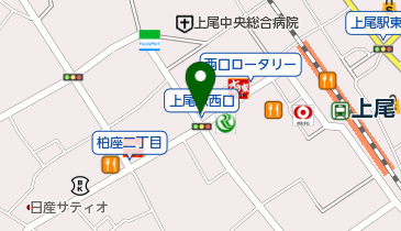 クロロフイル上尾美顔教室の地図画像