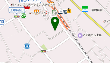エースコンタクト上尾ショーサンプラザ店の地図画像