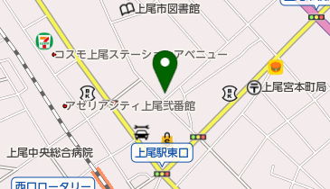 岡野商事の地図画像