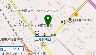松島堂 上尾東口店の地図画像