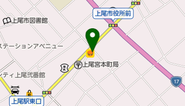 ピザーラ上尾店の地図画像