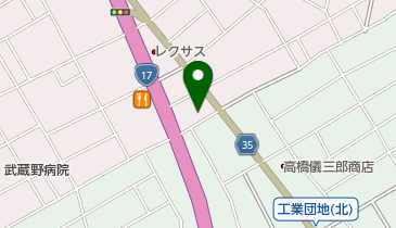 有限会社武蔵野商事の地図画像