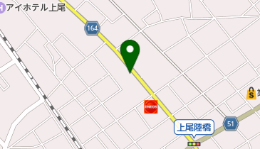 ほっかほか弁当日本亭上尾愛宕店の地図画像