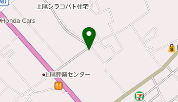 上平学童保育所の地図画像