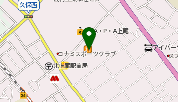 ザ・スーパースーツストア北上尾店の地図画像