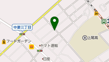 オカノ理容の地図画像