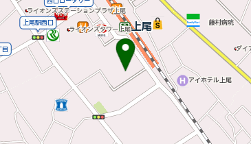 カプチーナ上尾店の地図画像