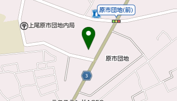 上尾原市団地内郵便局の地図画像