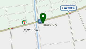 中越テック株式会社関東営業所の地図画像