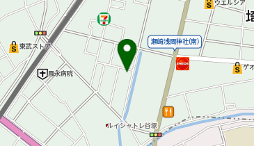 グループホームめいと草加の地図画像