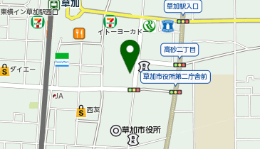 浅古半七商店の地図画像