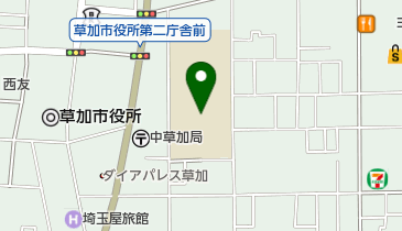 草加市コミュニティ協議会の地図画像