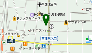 水戸証券株式会社草加支店の地図画像