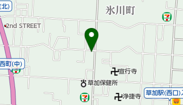 丸武精肉店の地図画像