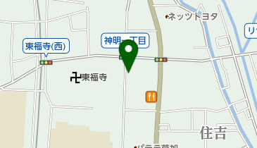 米重せんべいの地図画像