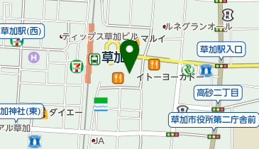エステサロンさくら草加店の地図画像