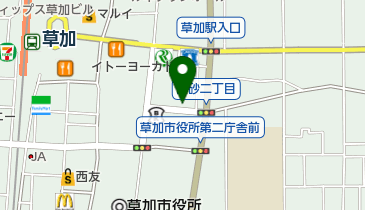 エステティックサロンリーブル草加店の地図画像