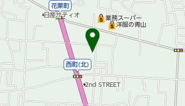 篠造花の地図画像
