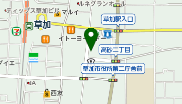 かまや釣具店の地図画像