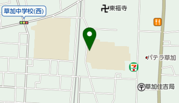 草加市立歴史民俗資料館の地図画像