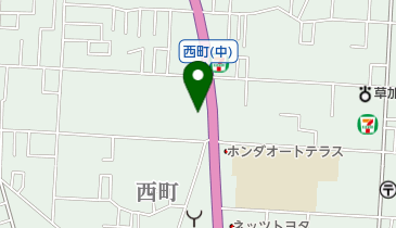 フリークス草加店の地図画像